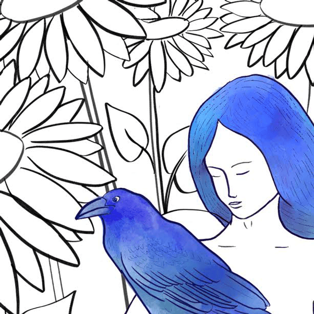 LE CORBEAU BLEU 